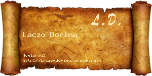 Laczo Dorina névjegykártya